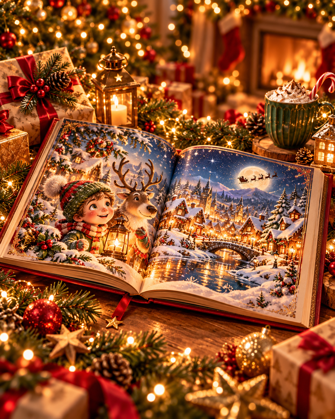 Illustrierte persönliche Weihnachtsgeschichte